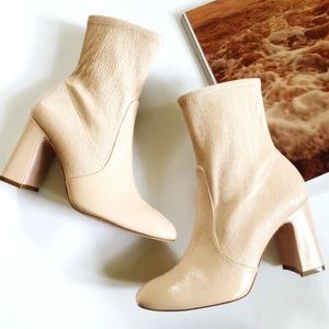Stuart Weitzman Margot 95 Stretch Sock Booties